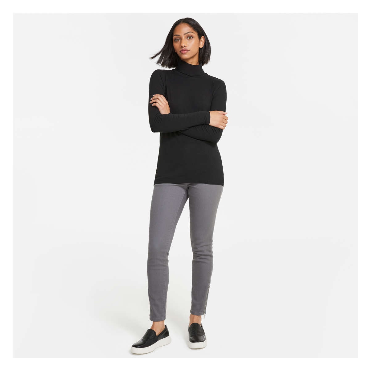 Turtleneck in JF Black from Joe Fresh